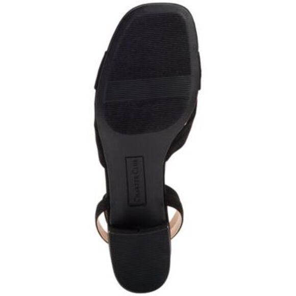 CHARTER CLUB Womens Black At Straps Vickayy Round Toe Block Heel Sandals 6.5 M - Picture 4 of 4
